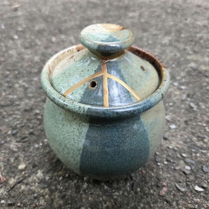 Kintsugi sockerskål