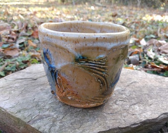 Pottery Cup or Vase, Pottery Vase, Small Ceramic Cup