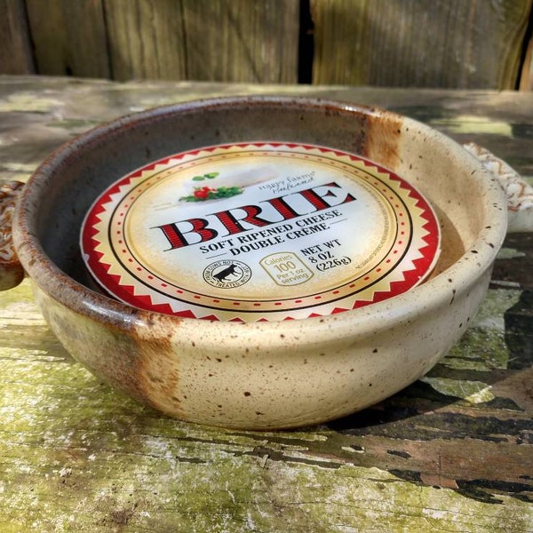 Brie Baker, Pottery Brie Dish, Cheese Baker, Cheese Dish