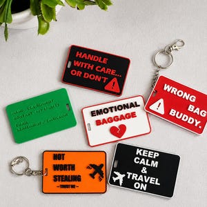 Crew luggage tags - Etsy 日本