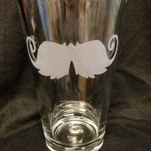 Mustache Pint Glasses - Set of 6 — Bar Products