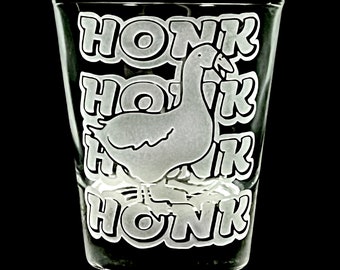 Silly Goose Shot Glass - Dishwasher Safe Gift