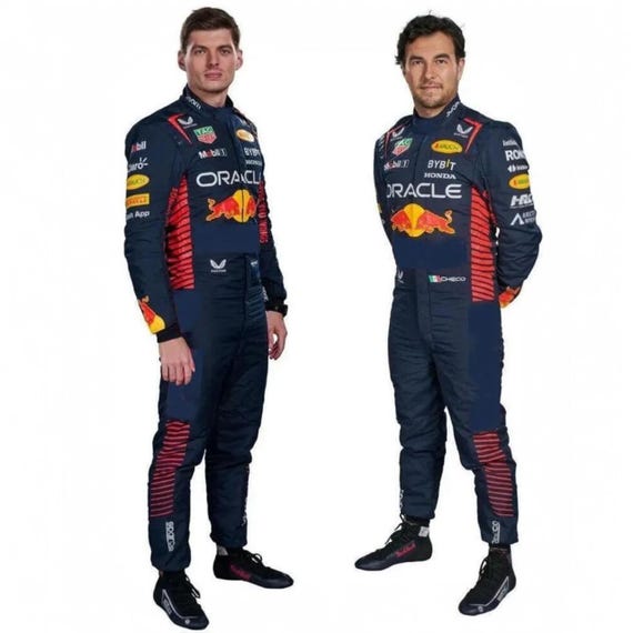 Custom Red Bull Racing F1 Suit | Max Verstappen Motorsport Racewear