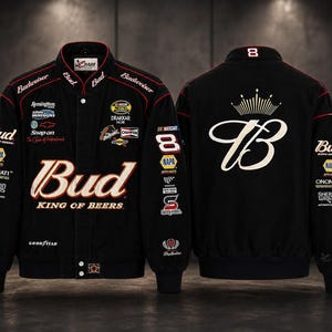 Budweiser Nascar Jacket - Etsy