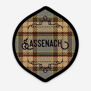 Sassenach Outlander Inspired Tartan 3 Sticker
