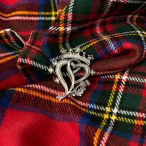 Bracelet Celtique écossais En étain épais 'Luckenbooth' - Neuf Avec étiquettes