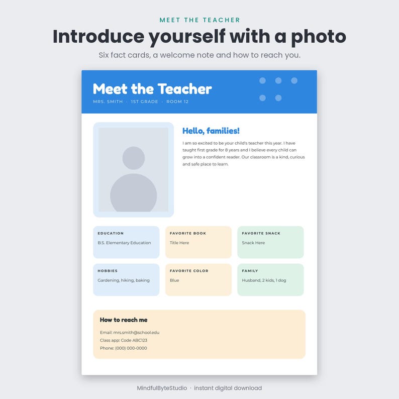 Editable Meet the Teacher Pack, Open House Forms, Back to School Night ...