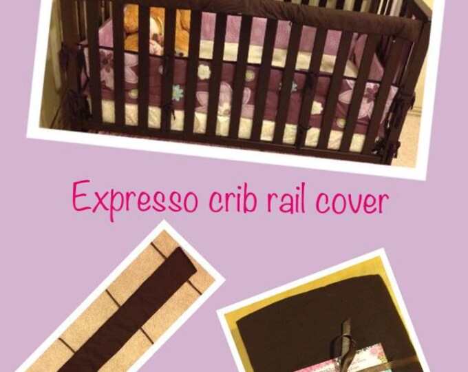 CUSTOM Crib Rail Covers Etsy