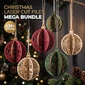 Christmas Laser Cut Files Mega Bundle 400+ SVG DXF AI Instant Download