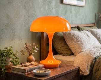 Mushroom LED Touch Night Light, 3-Color Dimmable Modern Lamp, Holiday Bedside Decor