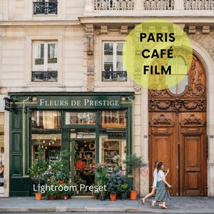 15 Parijs Café Film Lightroom Presets | Franse Café Filters | Parijs Fotografie | Mobiel Desktop XMP DNG | Zachte film