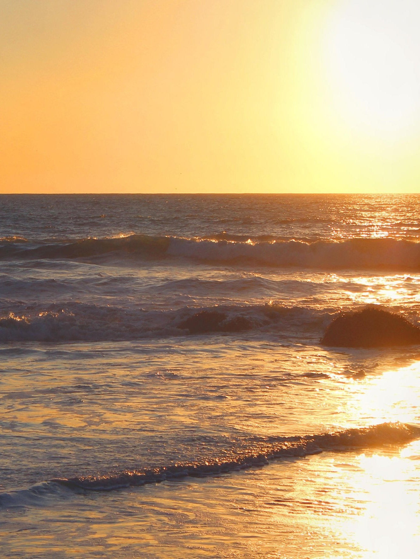 Ocean Photography Art Print / Coastal Sun Light California Etsy