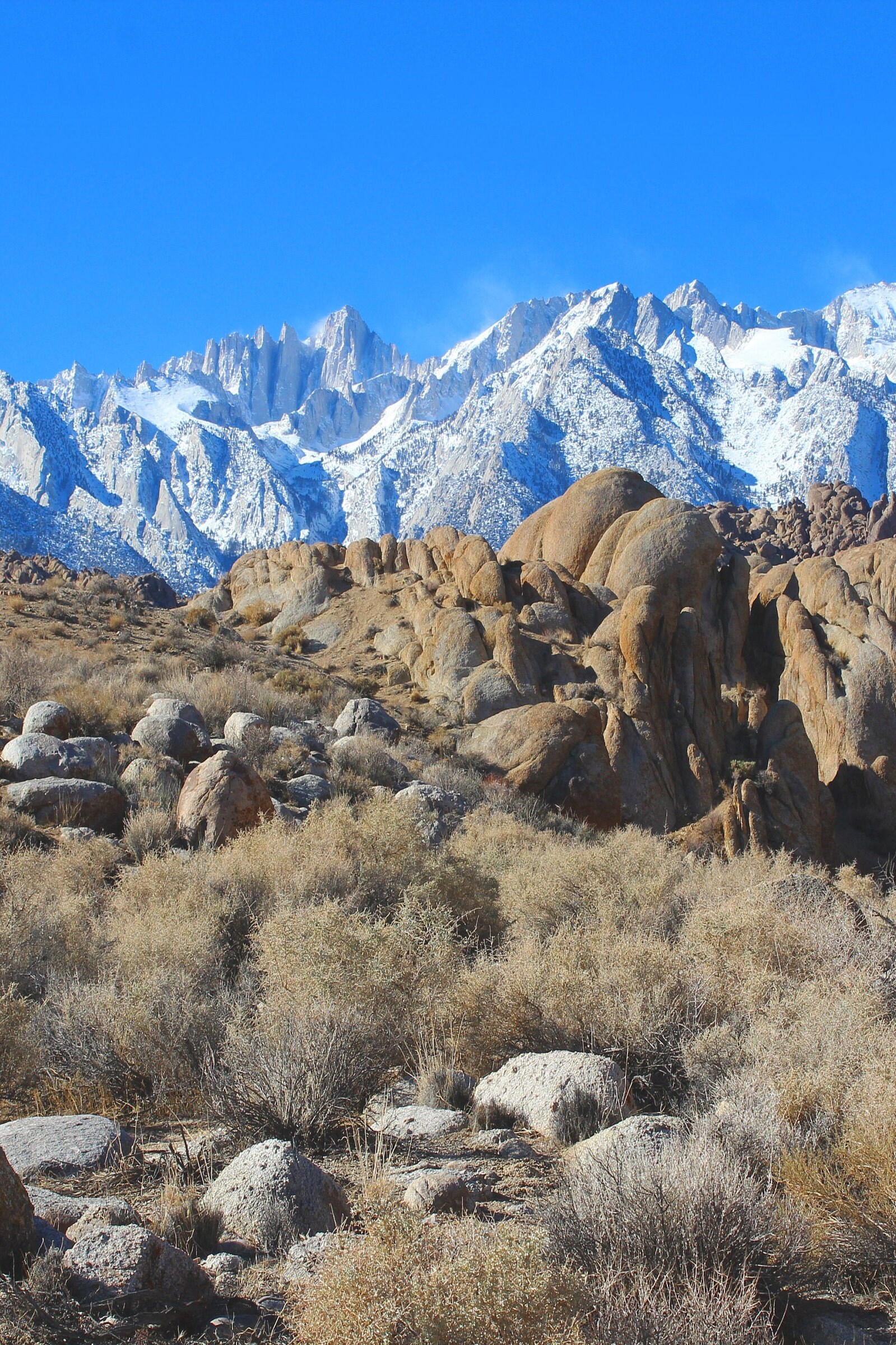 Mt Whitney Photograph Print, Snowy Mountains Art Print, California ...