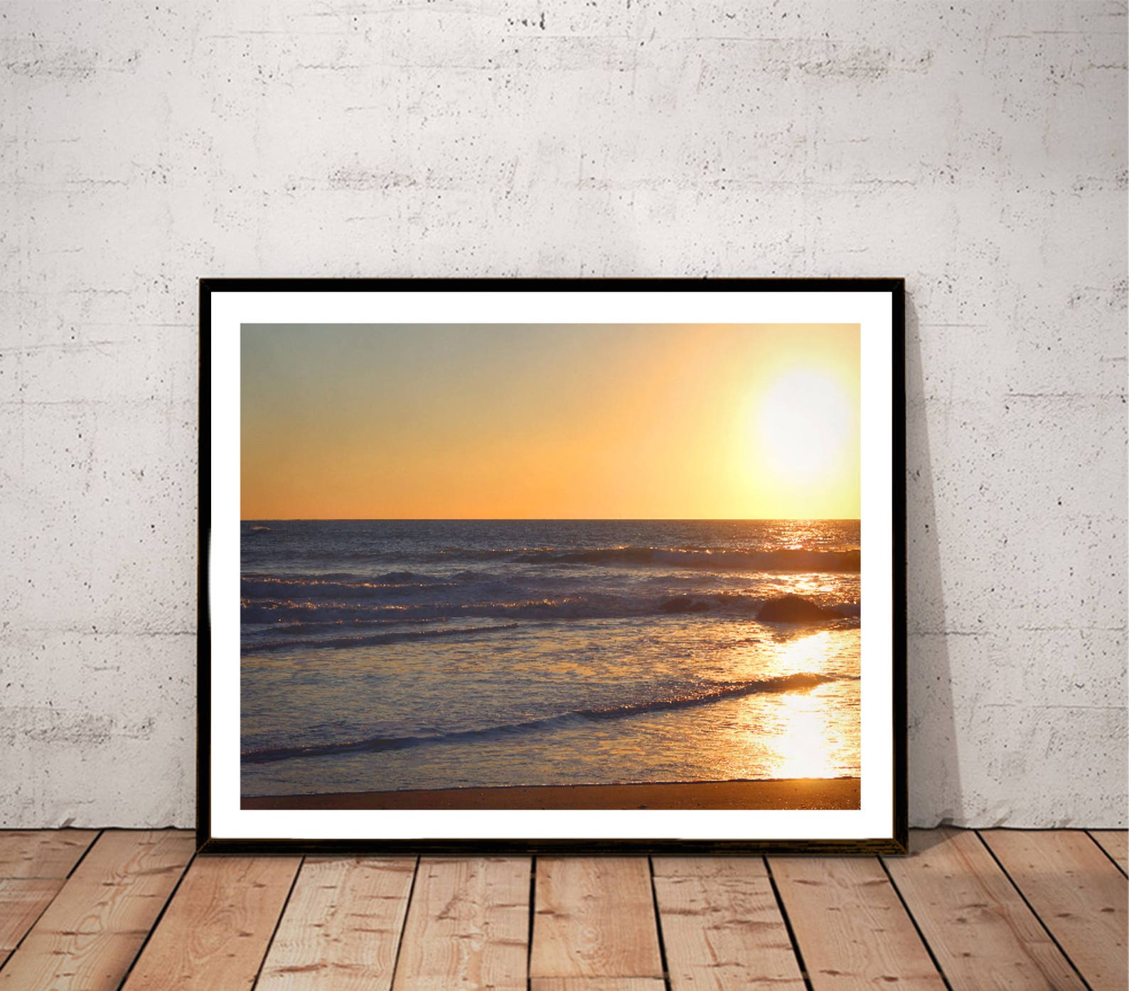 Ocean Photography Art Print / Coastal Sun Light California Etsy