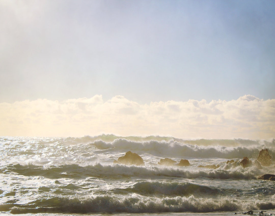 Ocean Photography Art Print, Coastal Wall Art, Beach Decor, Ocean