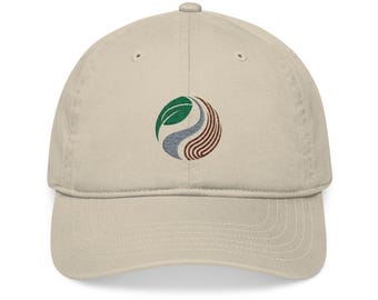 Organic Baseball Cap with Embroidered Conservation Logo-Threaded Expeditions