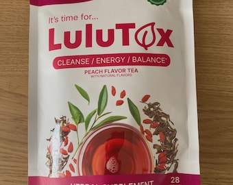 Lulutox tea – Peach Flavor Detox Kruidenthee