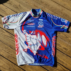Giordana All Over Print Cycling Jersey Vintage 90s Biking -  Finland