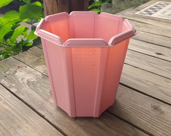 Pink Playboy Bunny Trash Can- Bathroom Set- Wastebasket- Hot Pink