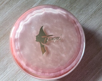 Vintage Tangee  Dusting Powder Sealed 1950s Body Powder Luft Tangee Dusting Powder Vintage Powder Jars 50s Cosmetics 50s Vanity 50s Perfume