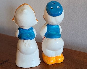 1950's Dutch Girl and Boy Salt and Pepper Shakers Vintage Artmark
