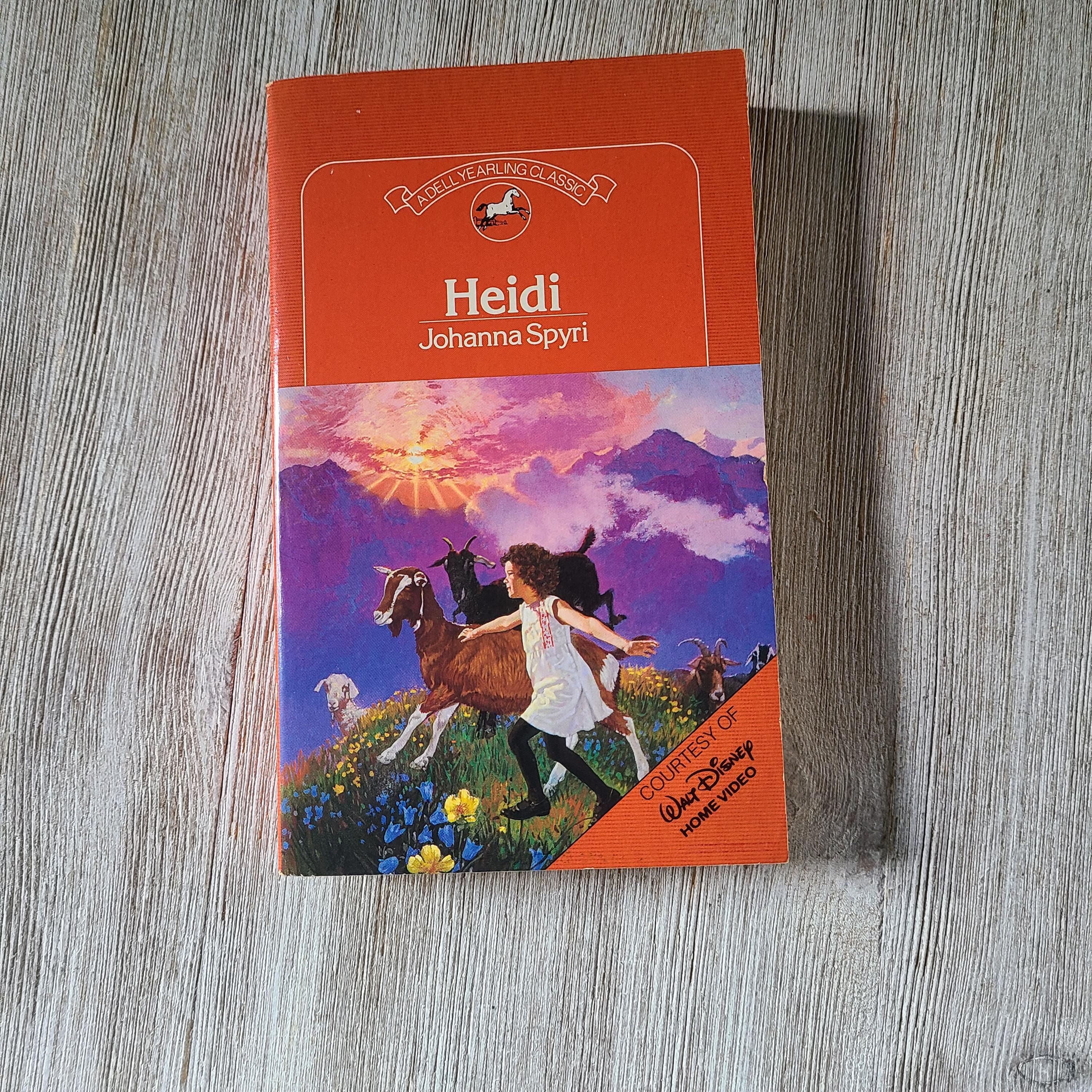 Vintage Heidi Book by Johanna Spyri 1990s A Dell Yearling Classic