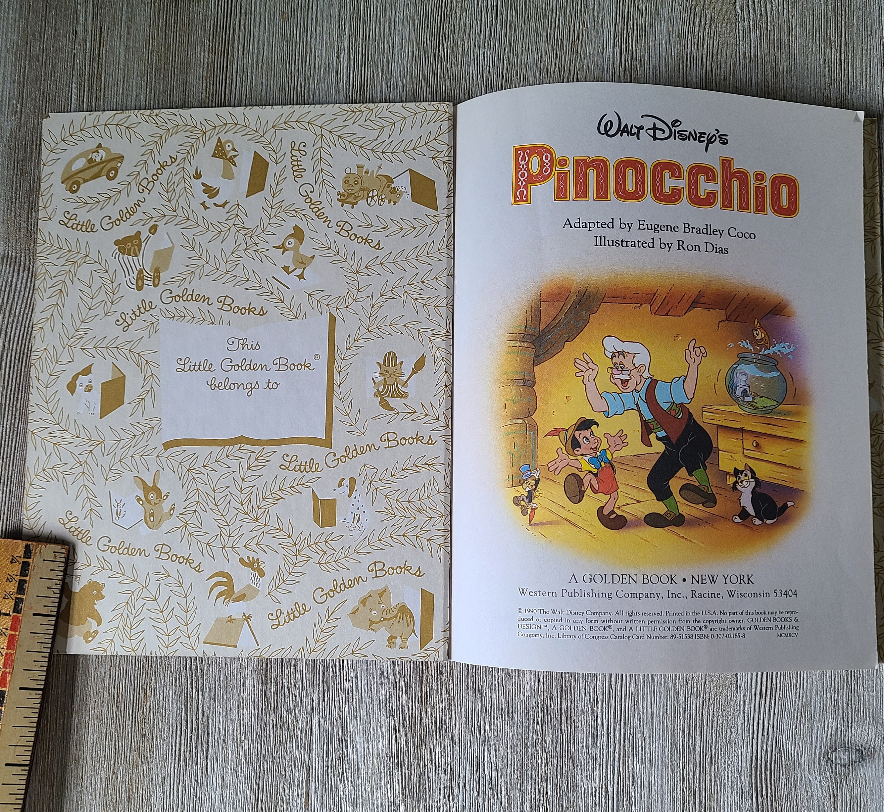 PINOCCHIO ピノキオ　ヴィンテージブック Disney “Pinocchio” Cloth Books ピノキオ ビンテージ クロス
