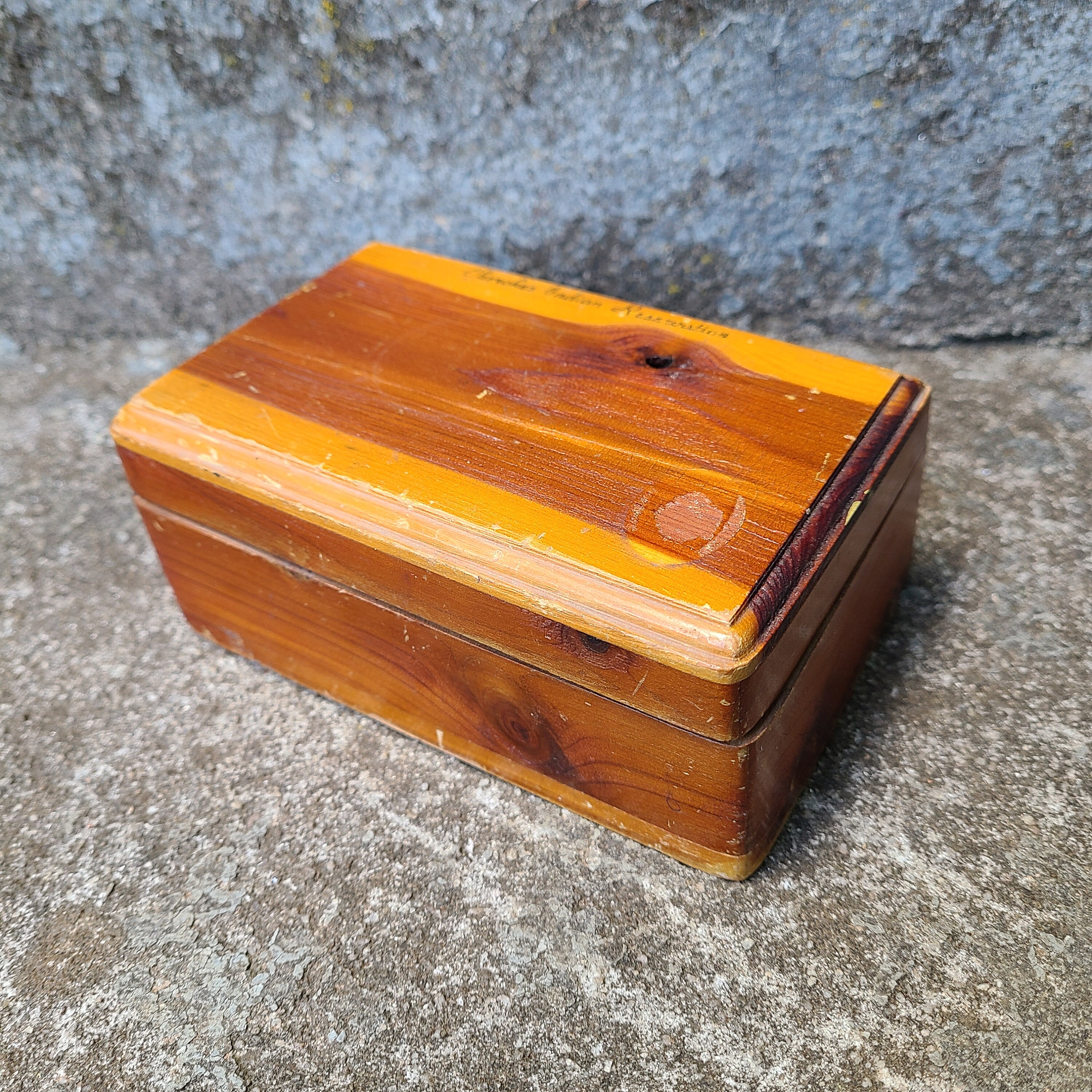 Rare 150 Year Old Dated Antique Wooden Soap Box from B.T.