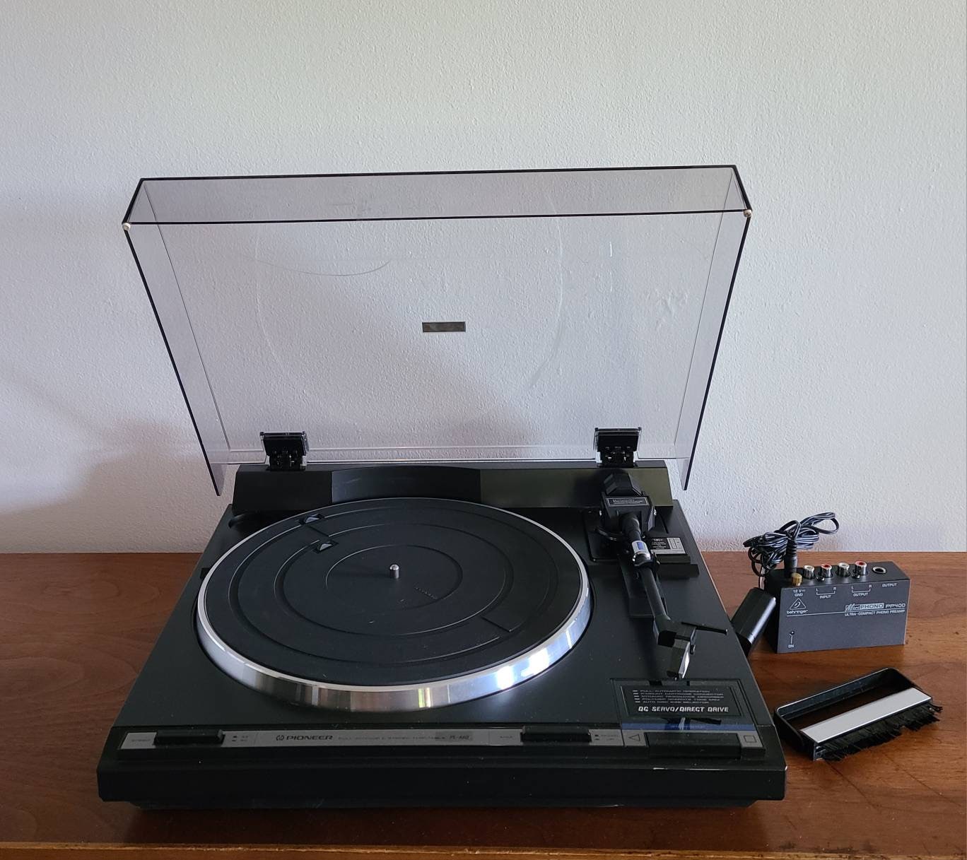 Vintage Pioneer PL 660 Stereo Turntable 1980s Pioneer