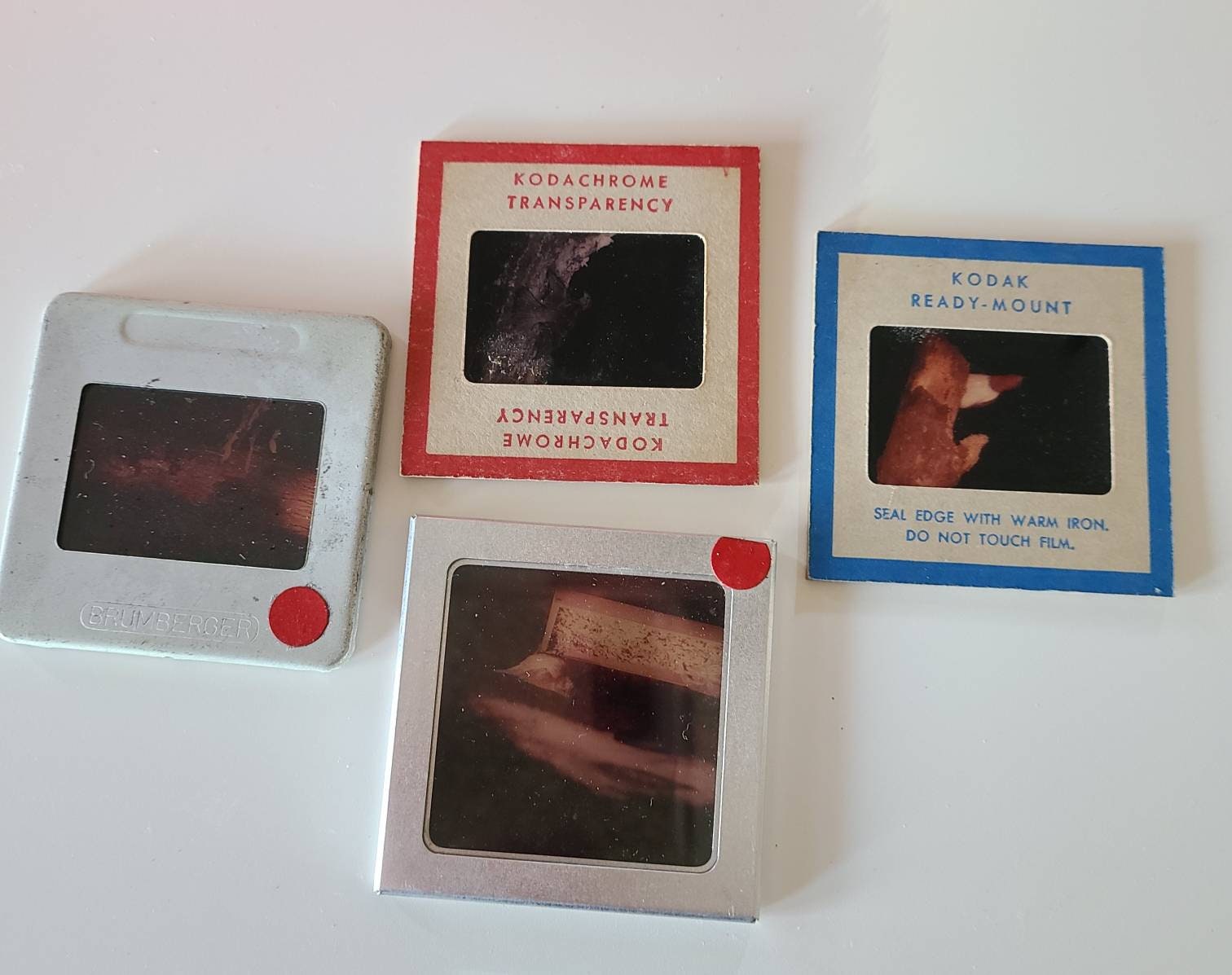 Vintage Metal Slide Case 35 Mm Slide Box Gray Metal Slide Storage Box