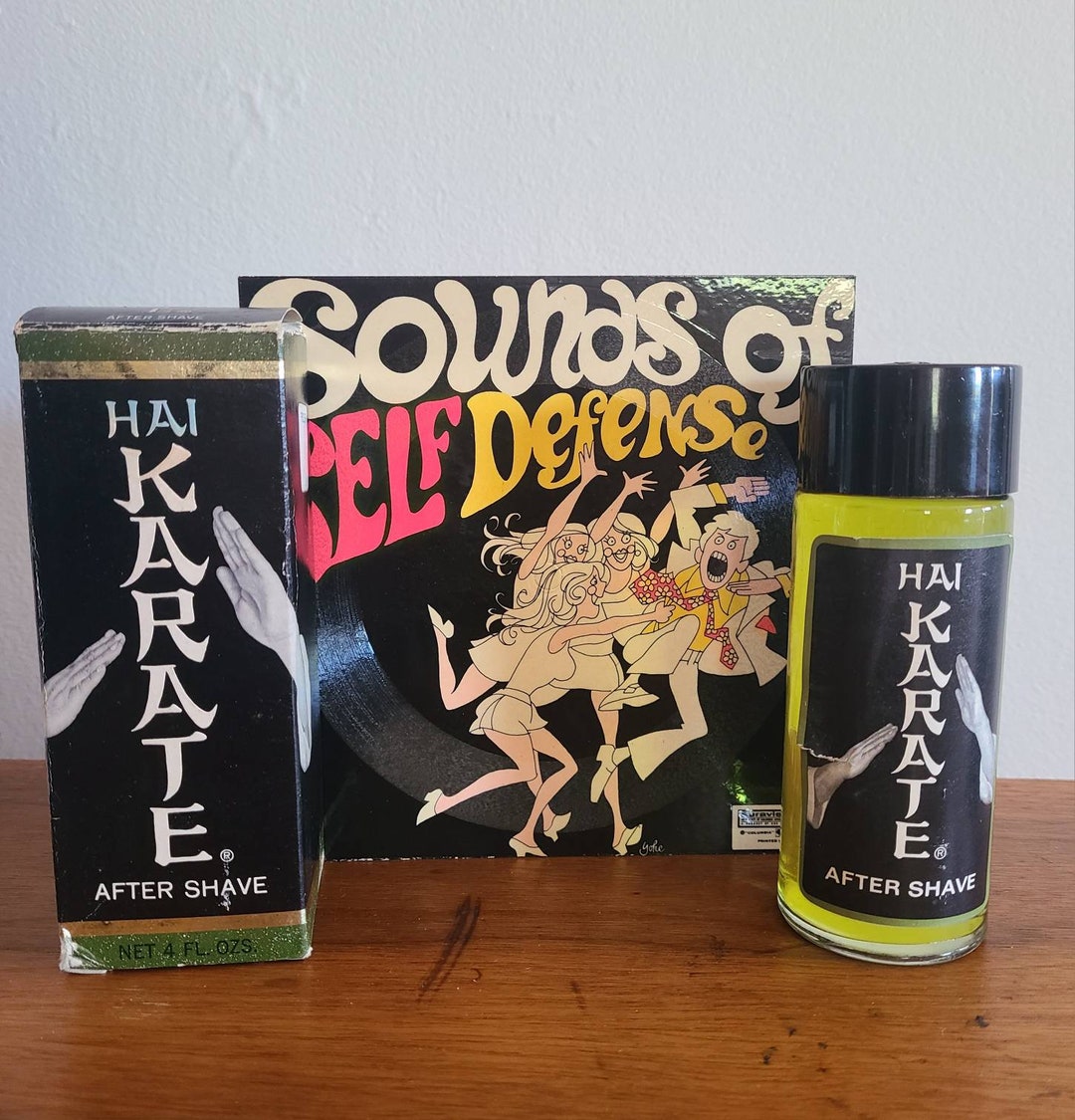 1960's HAI KARATE After Shave & Promotional Sounds of Self Defense