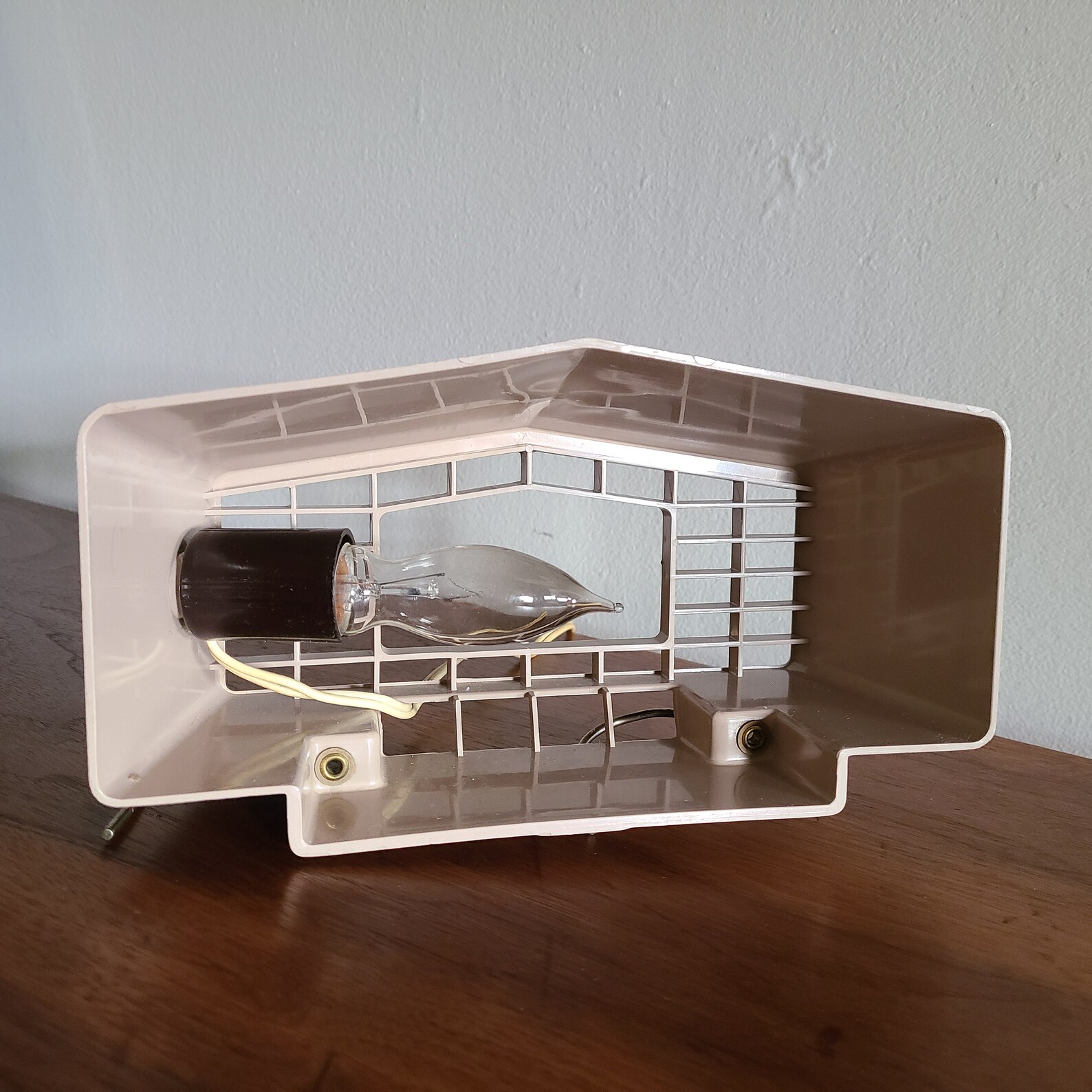 Vintage Reading Light 60s Headboard Reading Lamp Beige Reading Etsy