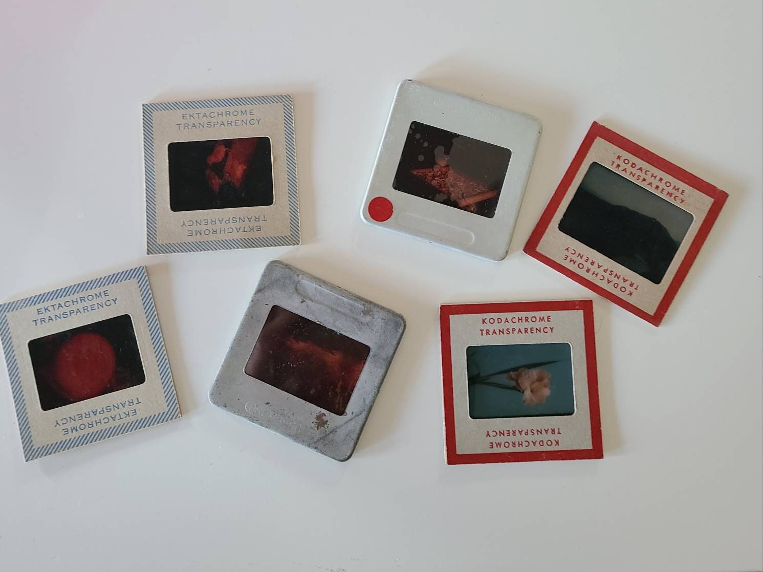 Vintage Metal Slide Case 35 Mm Slide Box Gray Metal Slide Storage Box