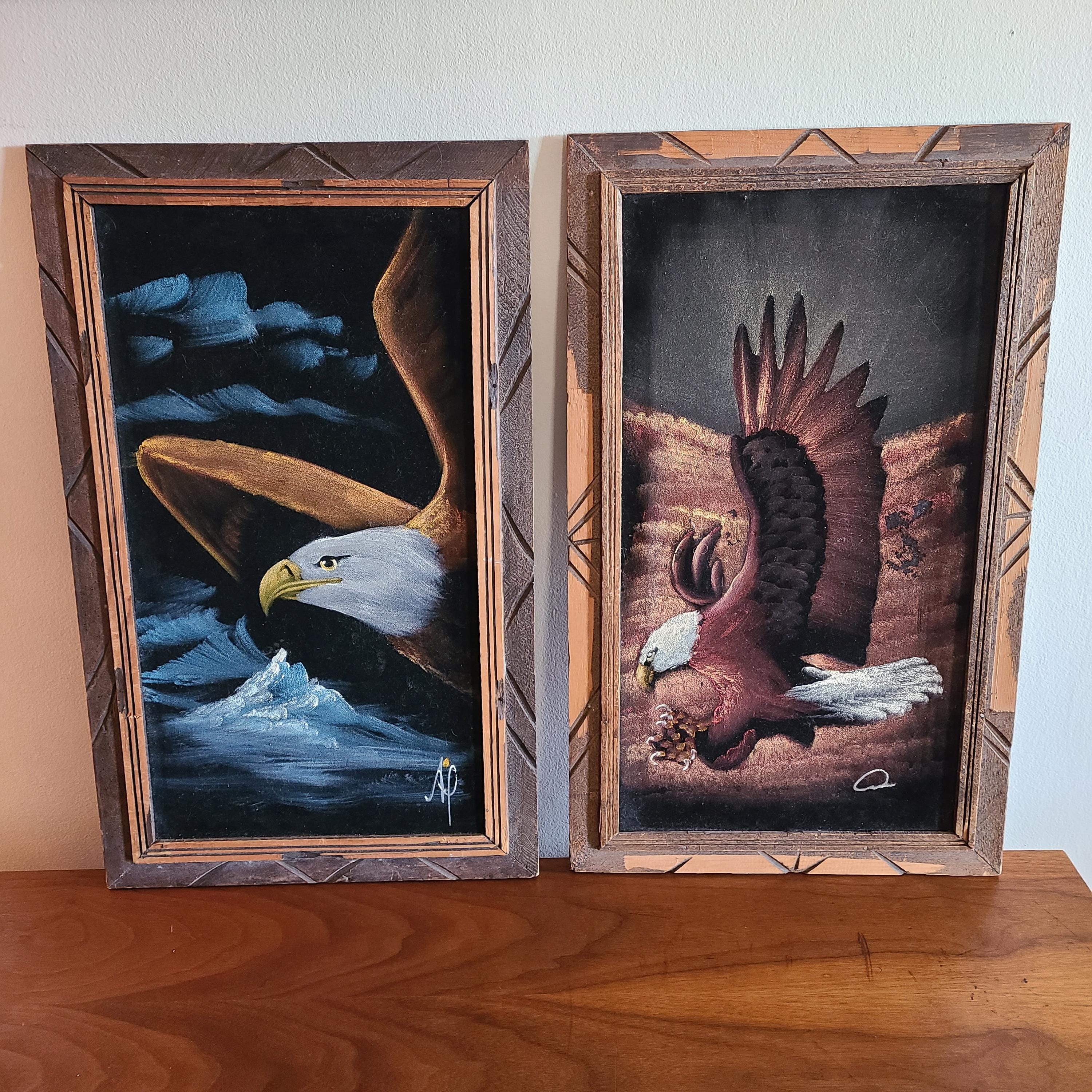 Vintage 1970s Velvet Painting - Etsy