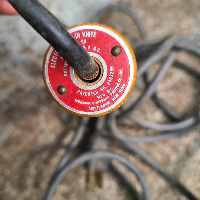 Vintage Electric Burnin Knife 1950's Woodworking Tools Mohawk