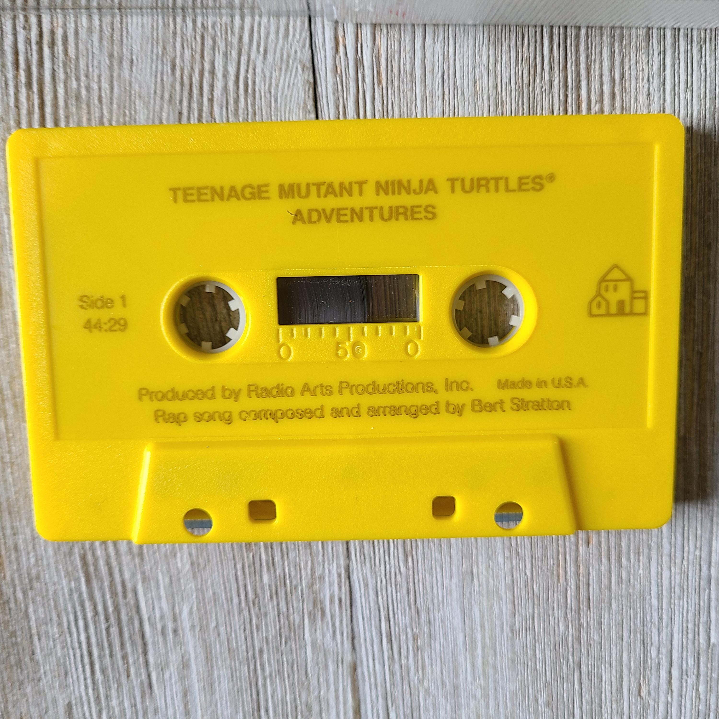 Vintage Teenage Mutant Ninja Turtles Adventures Cassette Tape