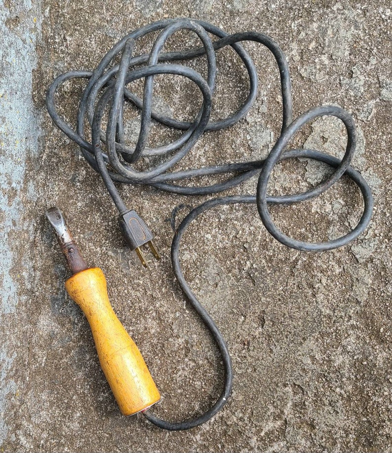 Vintage Electric Burnin Knife 1950's Woodworking Tools Etsy