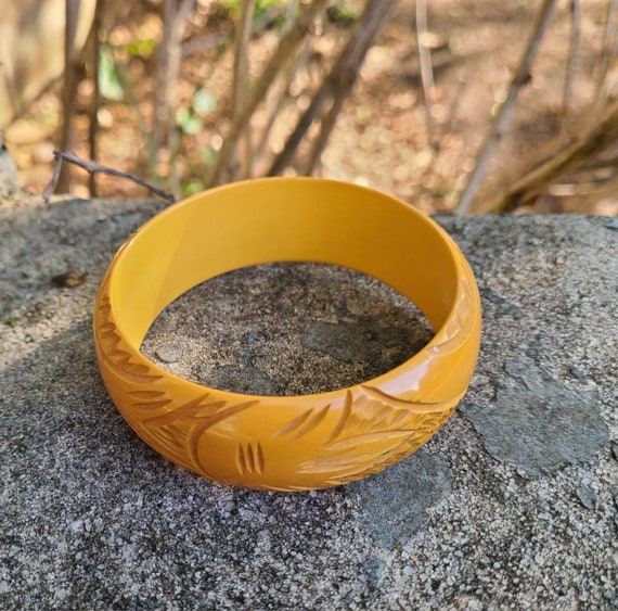 Vintage Bakelite Bracelet 1940's Tested Bakelite … - image 4