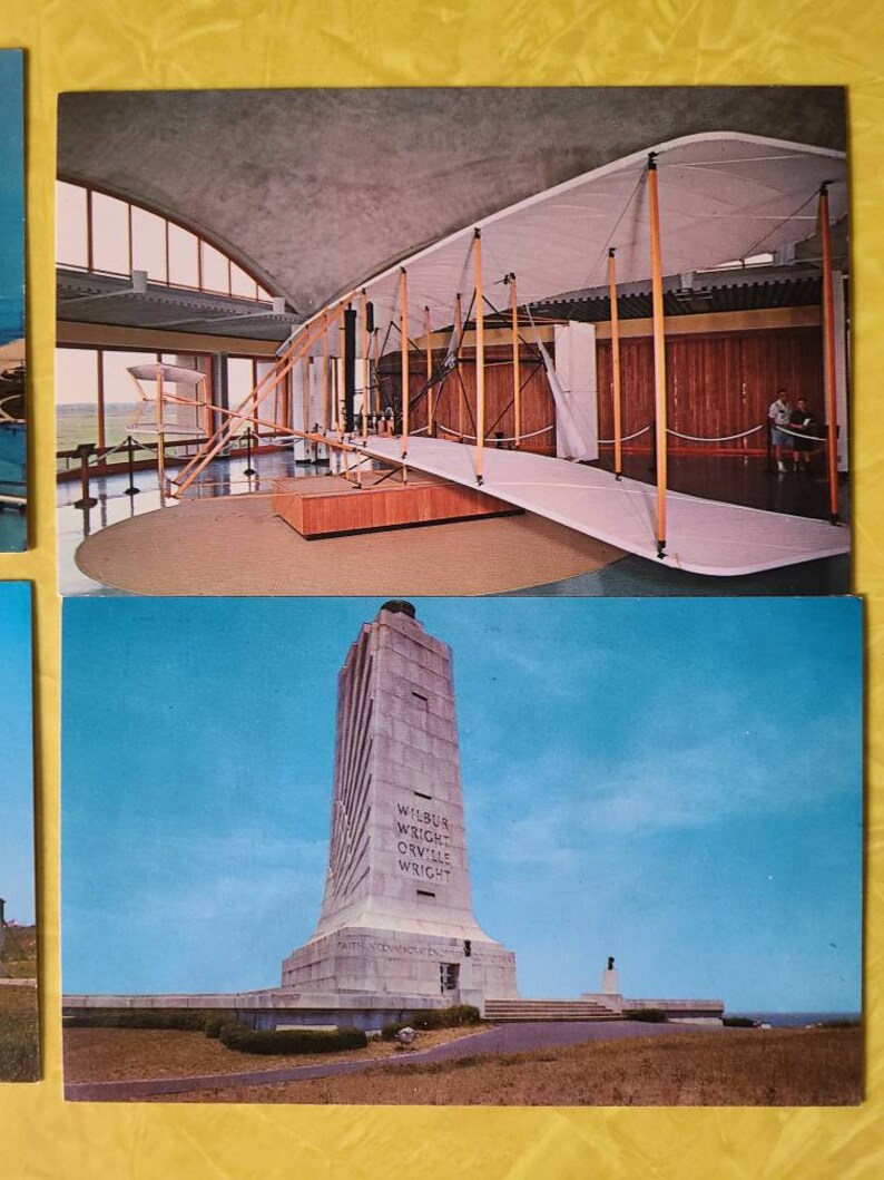 1960's Wright Brothers National Memorial Brochure and Postcards North