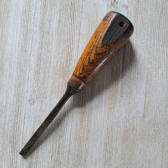 Vintage Woodworking Chisel Old Bevel-edge Chisel Wood Working Tool Antique  Chisel Vintage Chisel 