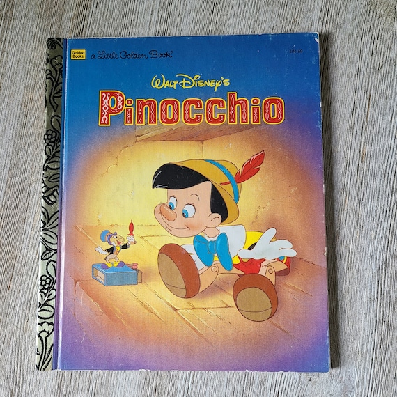 PINOCCHIO ピノキオ　ヴィンテージブック Vintage Pinocchio 1990's Walt Disney's Pinocchio A Little Golden