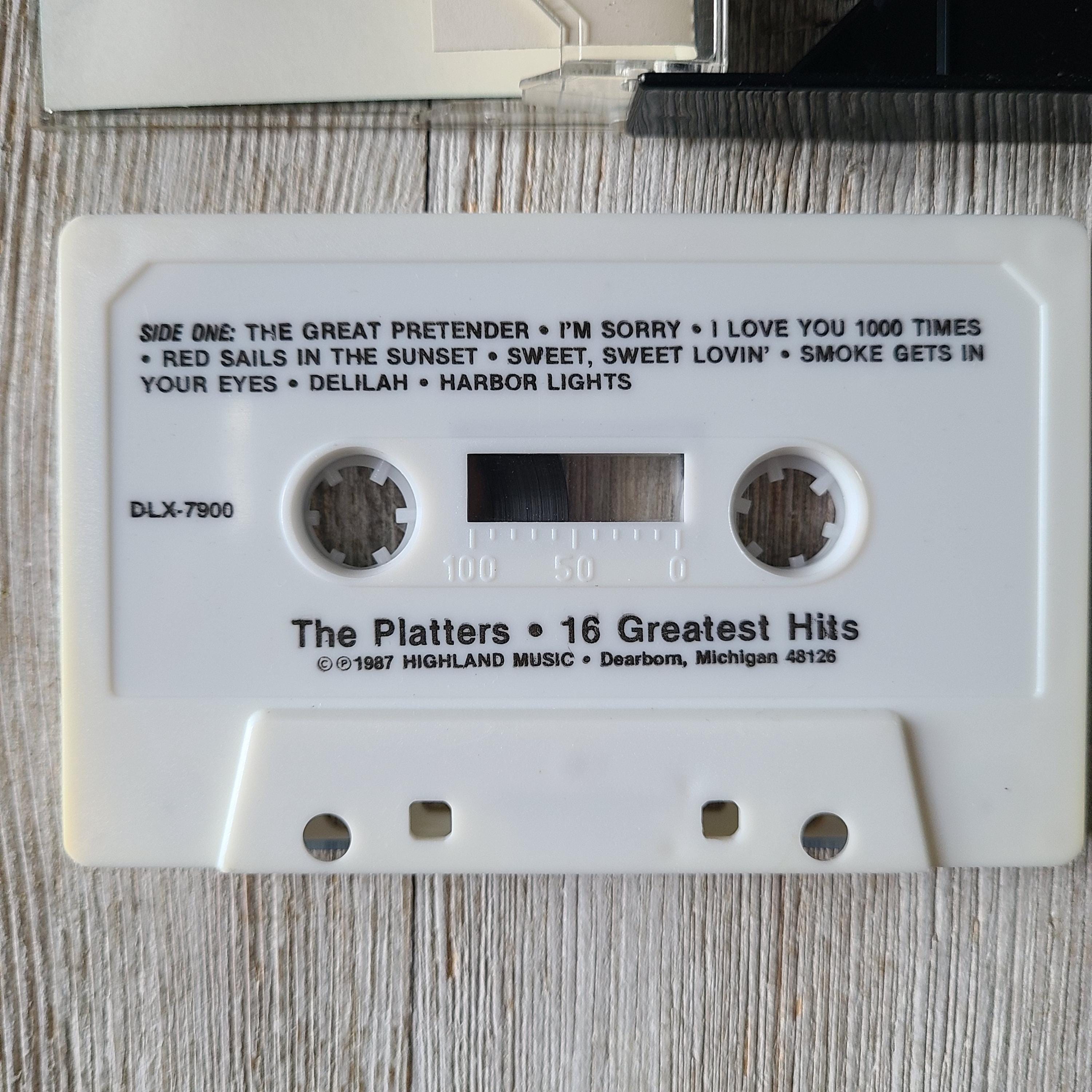 【プラターズ】Cassette Tape Vintage the Platters Music Cassette 1950s Music on Cassette Tape