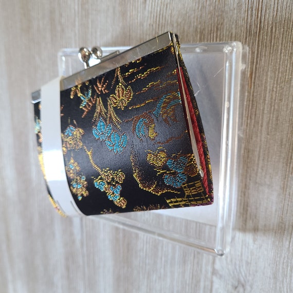 Vintage Coin Purse 1960's Japanese Coin Purse in … - image 3