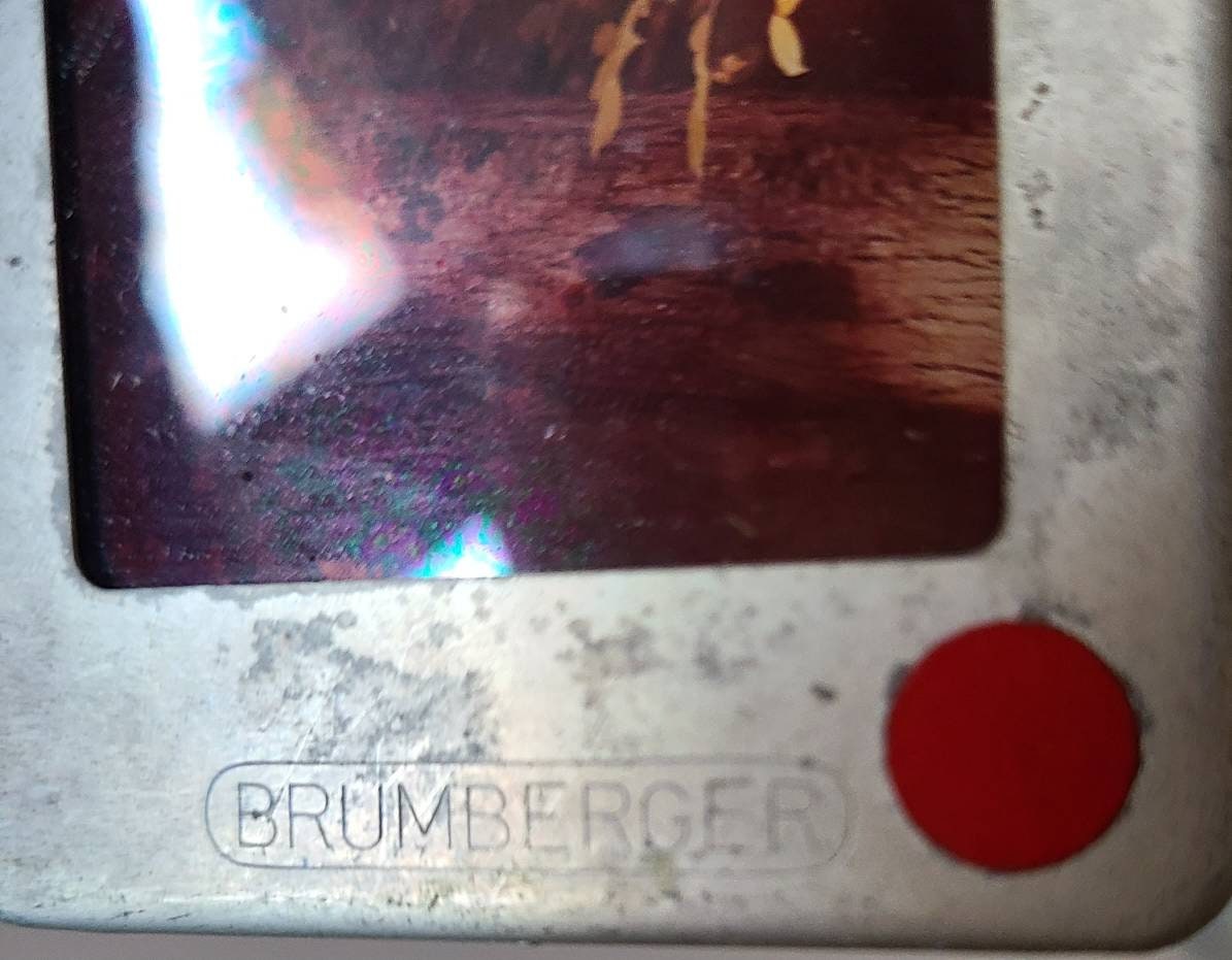 Vintage Metal Slide Case 35 Mm Slide Box Gray Metal Slide Storage Box