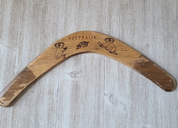 ブーメラン　オーストラリア産 Vintage Boomerang 1970's Australia Boomerang Wooden Australian