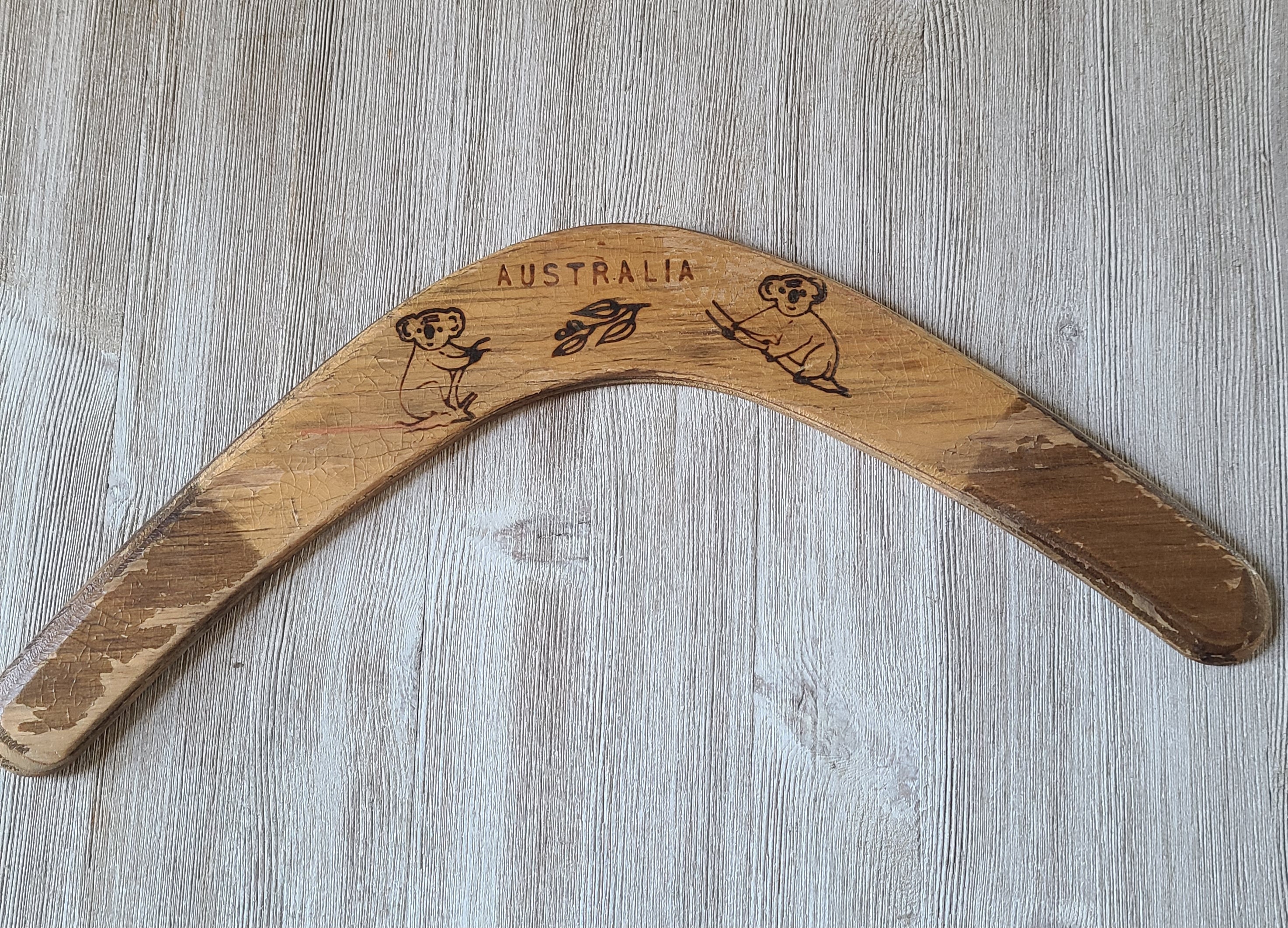 ブーメラン　オーストラリア産 Vintage Boomerang 1970's Australia Boomerang Wooden Australian
