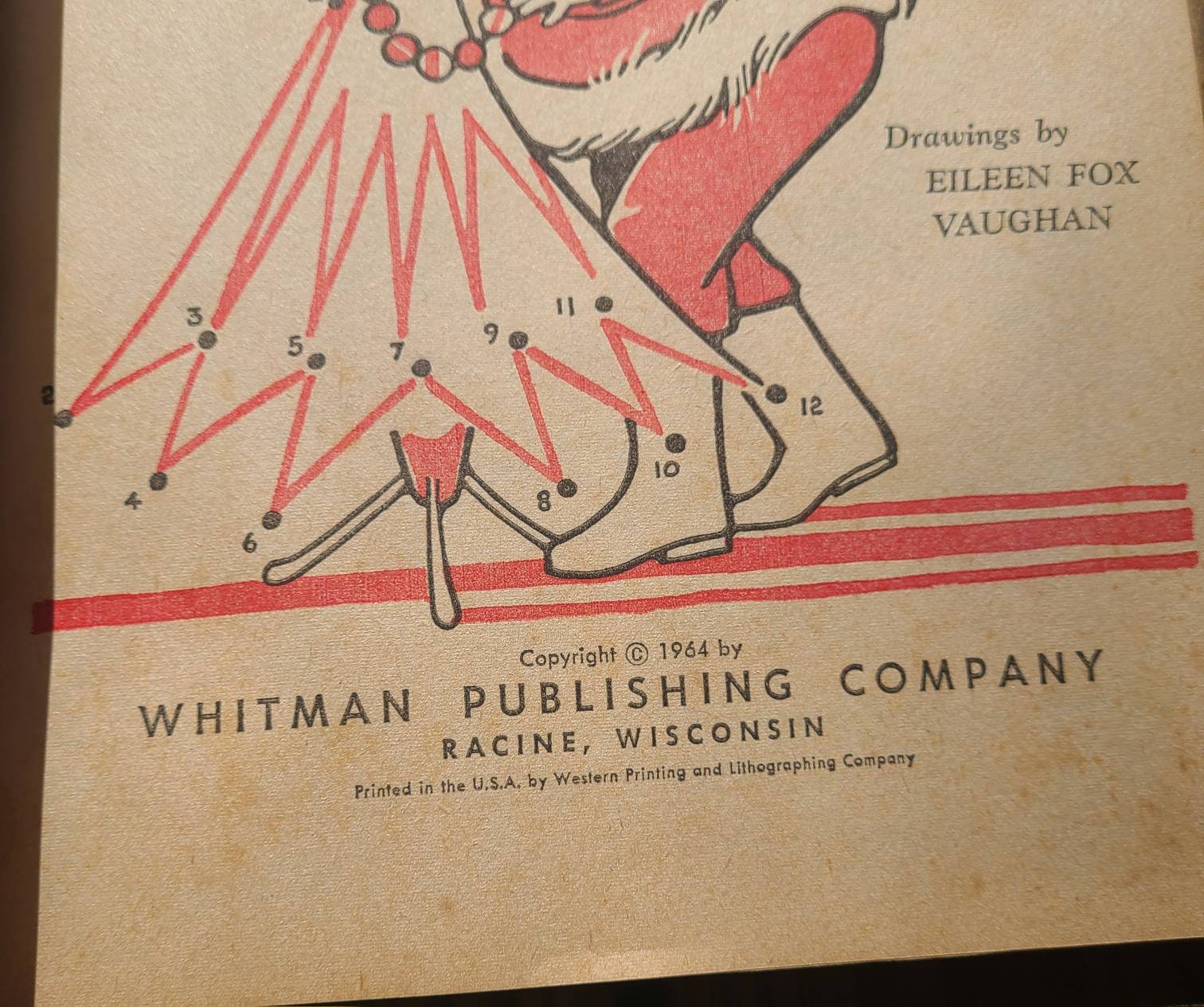1960 s santa s dot to dot coloring book vintage christmas coloring