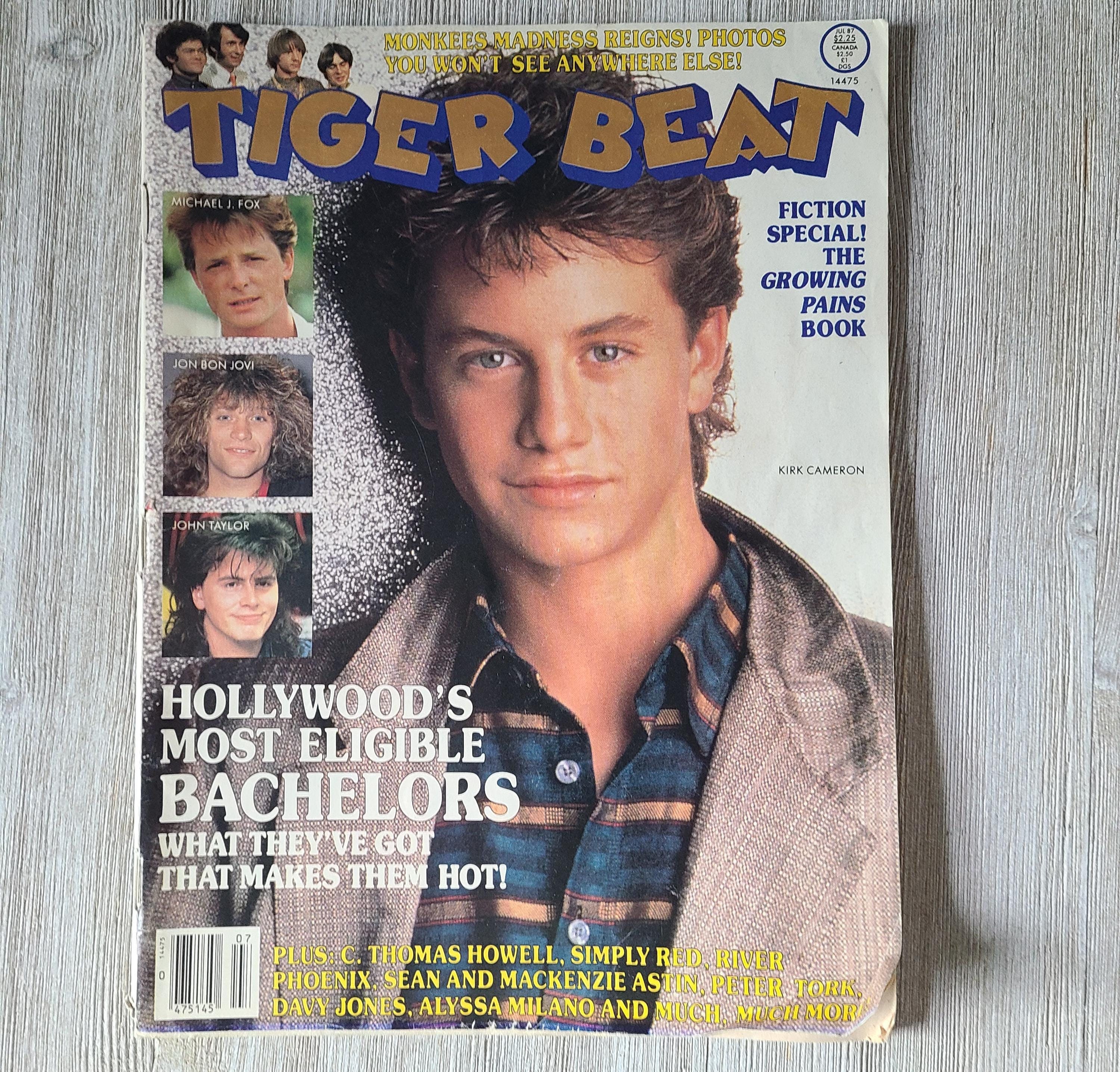 Vintage Tiger Beat Magazine Vol 23, No. 10 1980s Teen Celebrity Magazine  Tiger Beat Magazine with Pinup Photos 80s Magazines Teen Beat Zine