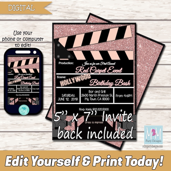 Hollywood Party - Etsy