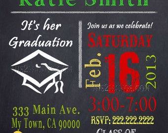 Fiesta Graduation Invitation Graduation Party Invitation DIY Printable Party Invites